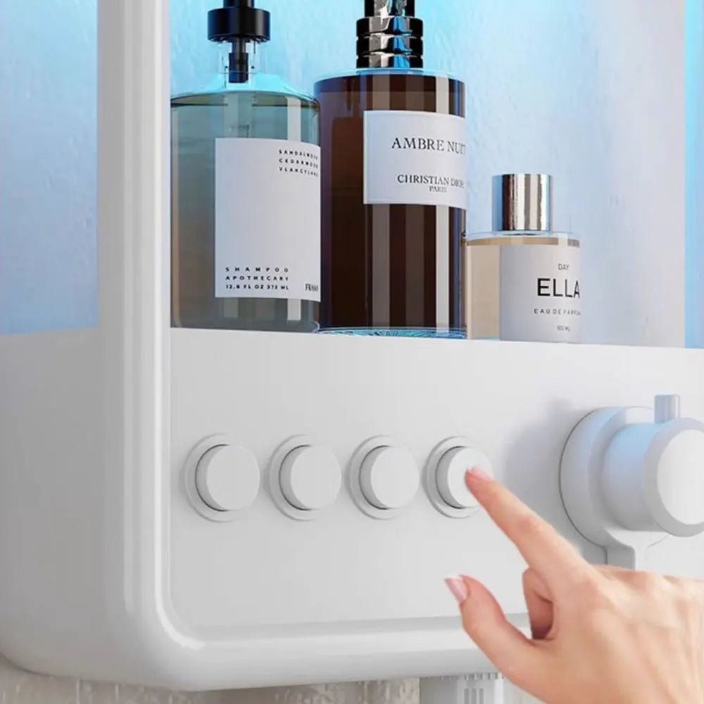 Luxury Smart Bathroom Fuacet Shower System LED Digital Display Thermostatic Mixer Shower Panel SPA Massage Back Spray Shower Set - Skies The Limit Store LLC