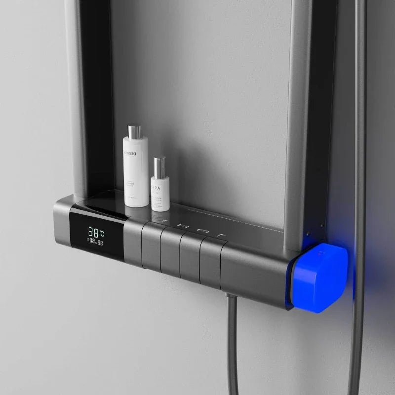 Multi - Function Thermostatic Shower System with Digital Display, High Pressure Rotating Showerhead, Bathroom Shower Set - Skies The Limit Store LLC
