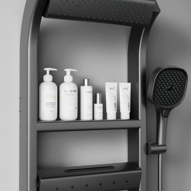 Multi - Function Thermostatic Shower System with Digital Display, High Pressure Rotating Showerhead, Bathroom Shower Set - Skies The Limit Store LLC