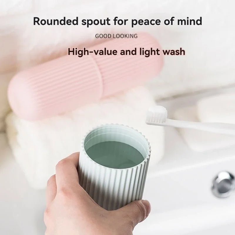 Portable Toothpaste Toothbrush Protect Holder Case Travel Camping Storage Box Protect Toothbrush Toothpaste from Dirt and Damage - Skies The Limit Store LLC