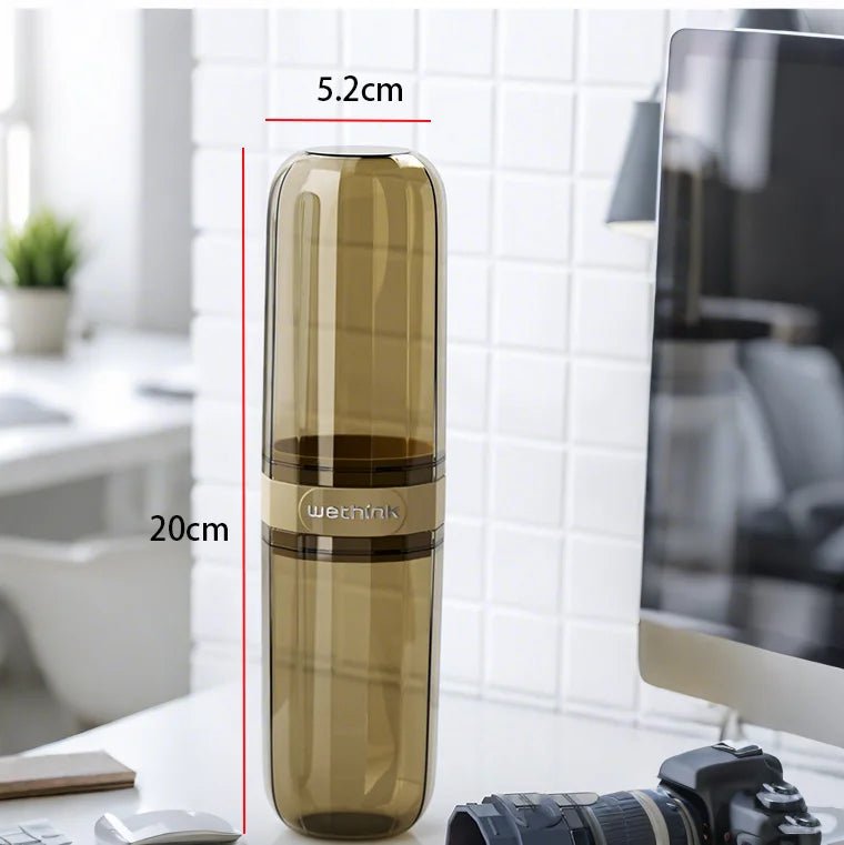 Portable Toothpaste Toothbrush Protect Holder Case Travel Camping Storage Box Protect Toothbrush Toothpaste from Dirt and Damage - Skies The Limit Store LLC