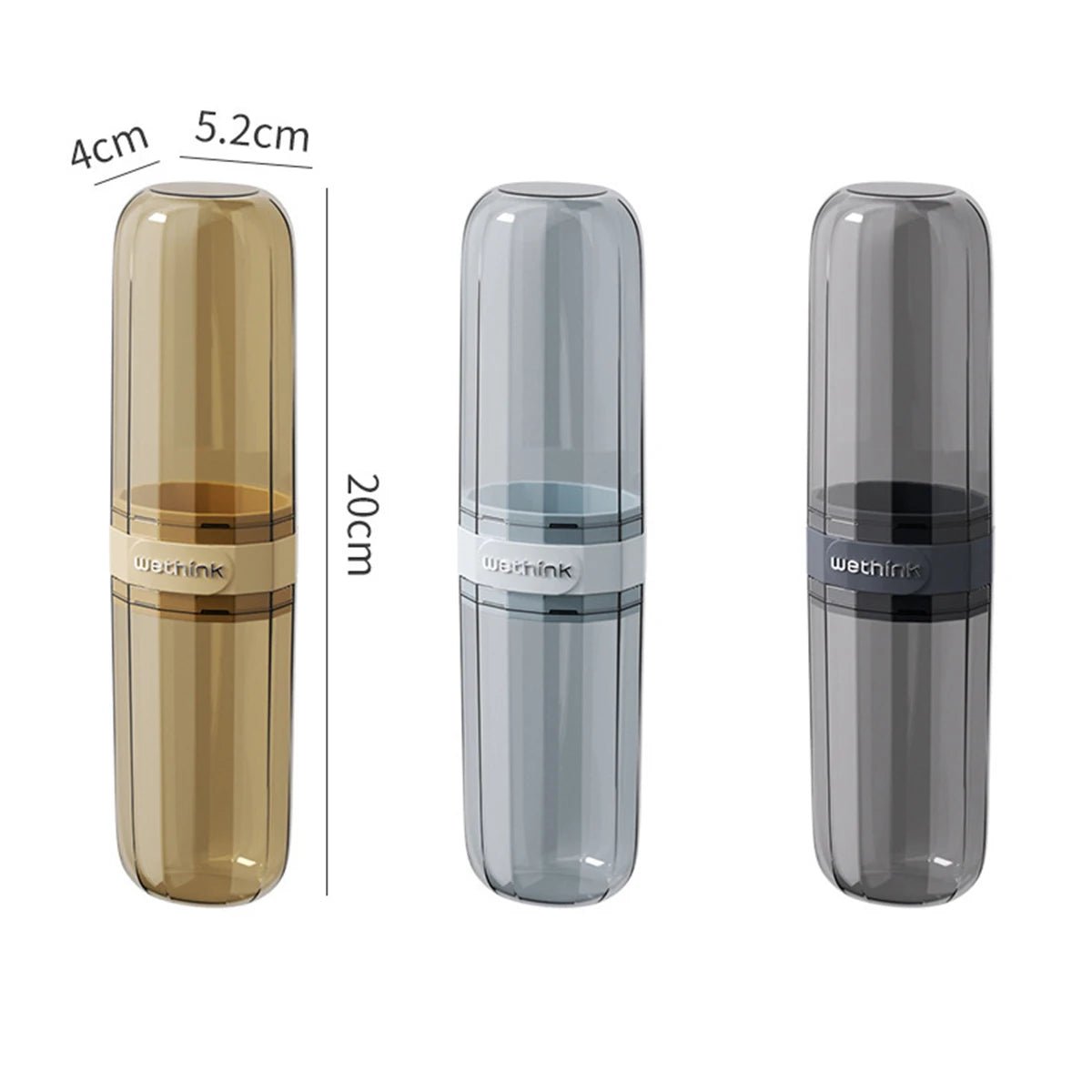 Portable Toothpaste Toothbrush Protect Holder Case Travel Camping Storage Box Protect Toothbrush Toothpaste from Dirt and Damage - Skies The Limit Store LLC