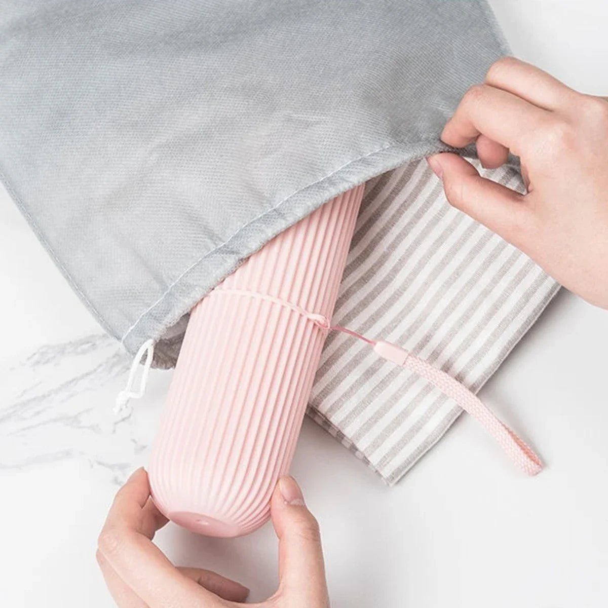 Portable Toothpaste Toothbrush Protect Holder Case Travel Camping Storage Box Protect Toothbrush Toothpaste from Dirt and Damage - Skies The Limit Store LLC