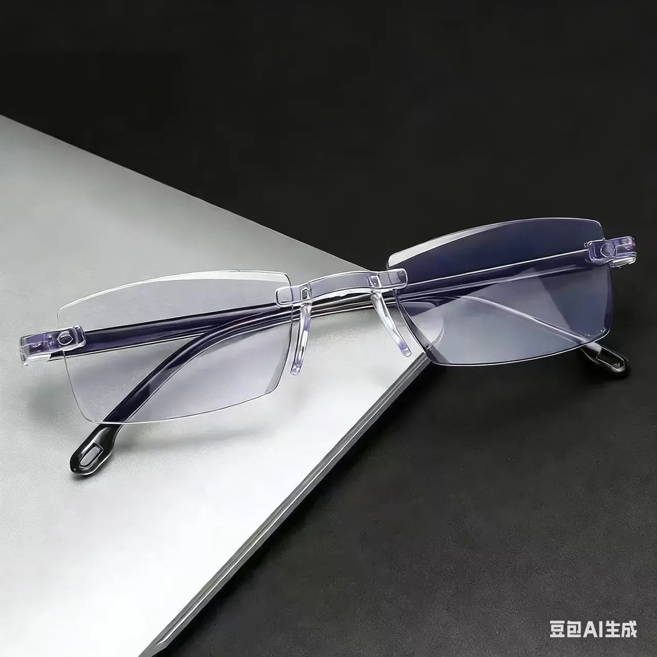 Smart Glasses with Automatic Adjustment Magnifying Reading Glasses Progressive Multifocus Anti - blue Light Eyewear +1 - +7 - Skies The Limit Store LLC