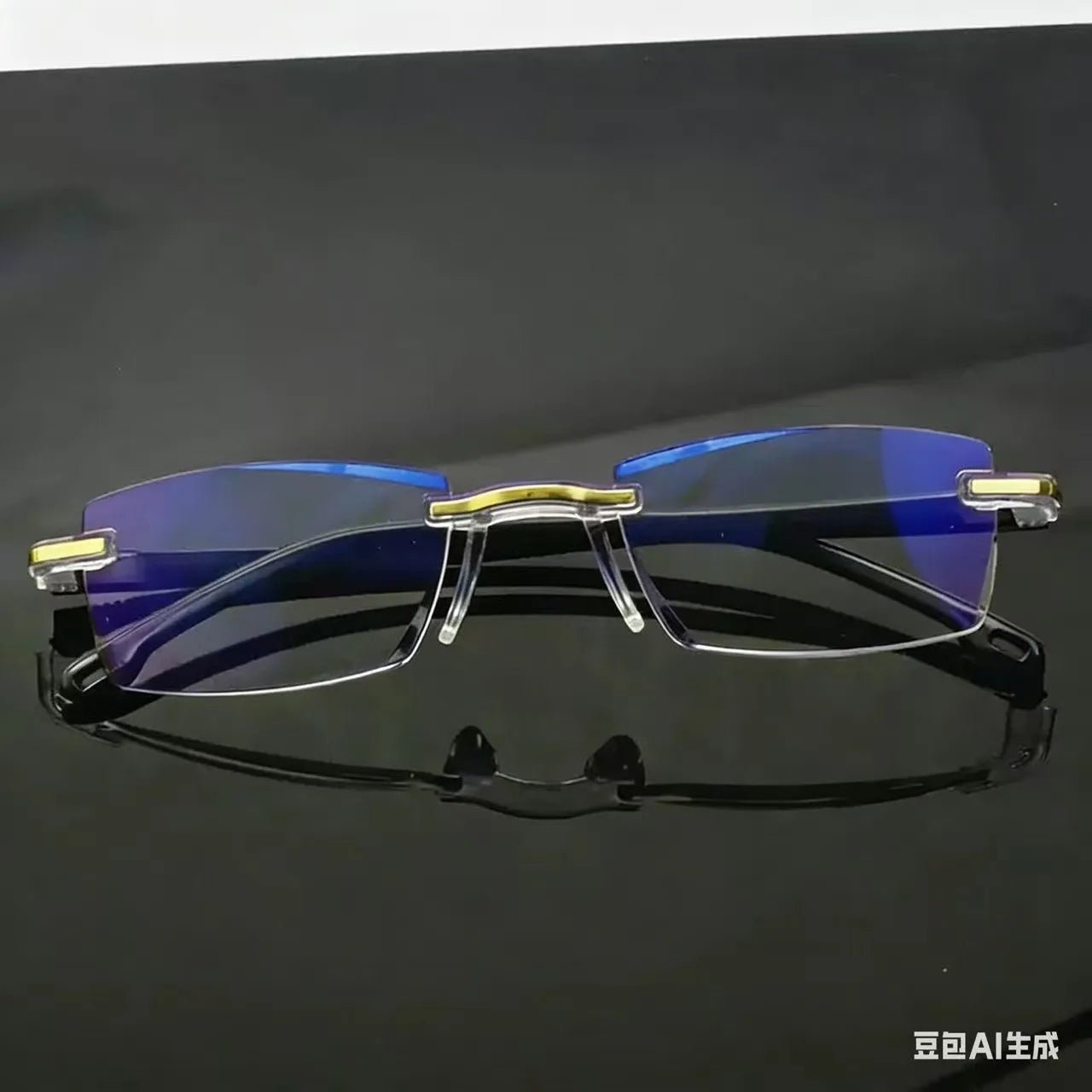 Smart Glasses with Automatic Adjustment Magnifying Reading Glasses Progressive Multifocus Anti - blue Light Eyewear +1 - +7 - Skies The Limit Store LLC