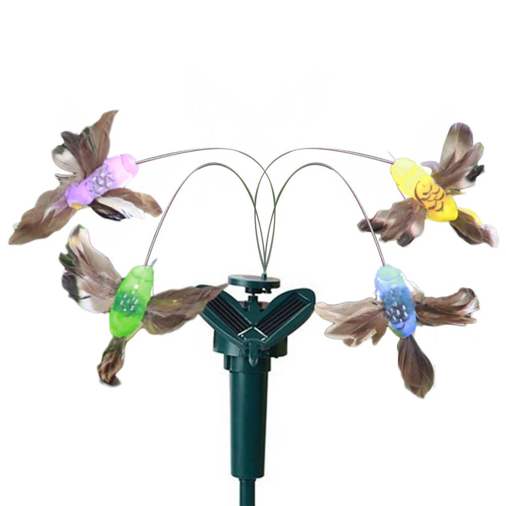 Solar Flying Humming Bird Indoor Outdoor Dancing Fluttering Butterflies Waterproof Creative Craft Atmosphere for Home Walkways - Skies The Limit Store LLC