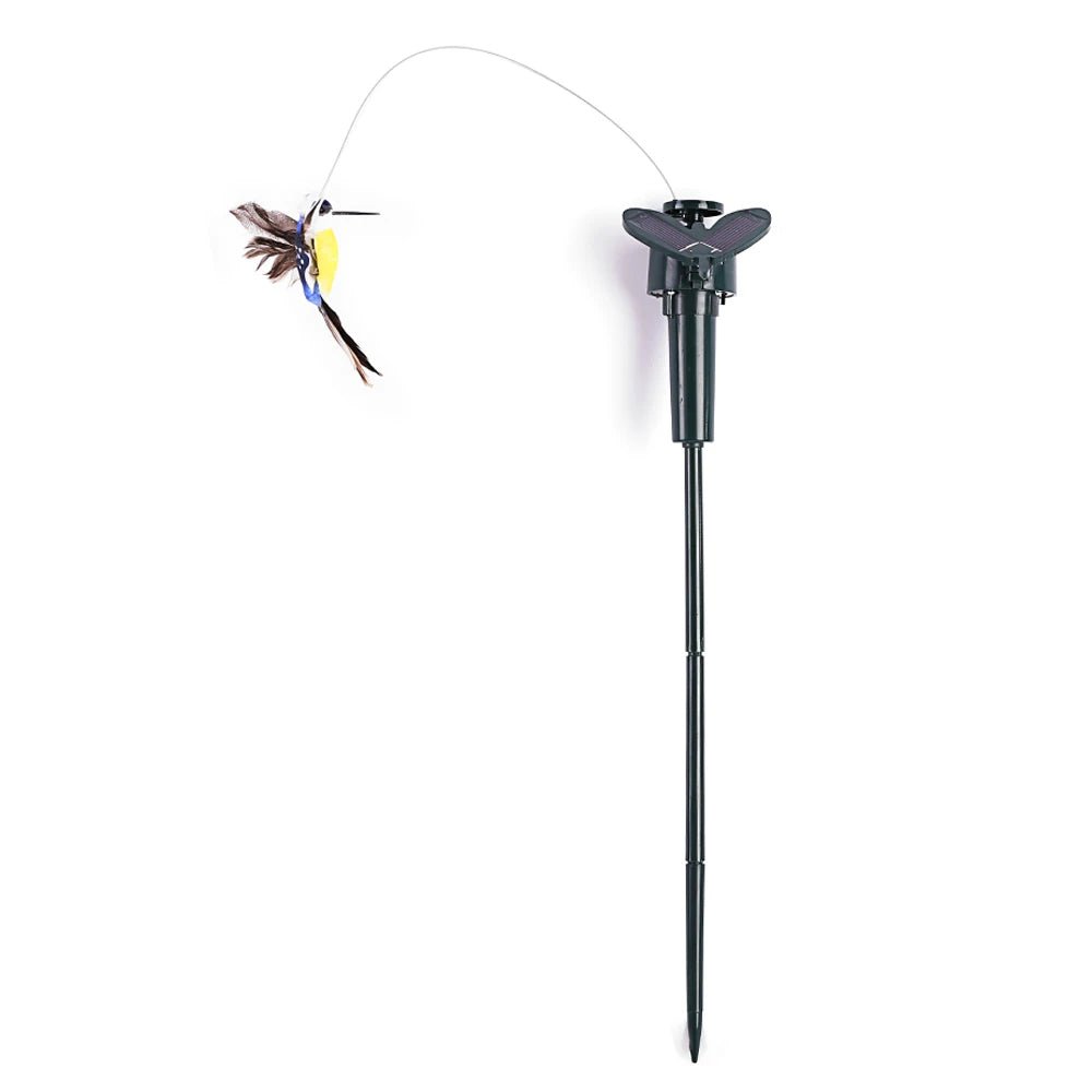 Solar Powered Dancing Fluttering Butterflies Flying Humming Bird Garden Yard Decoration Simulated Butterfly Humming Bird Toys - Skies The Limit Store LLC