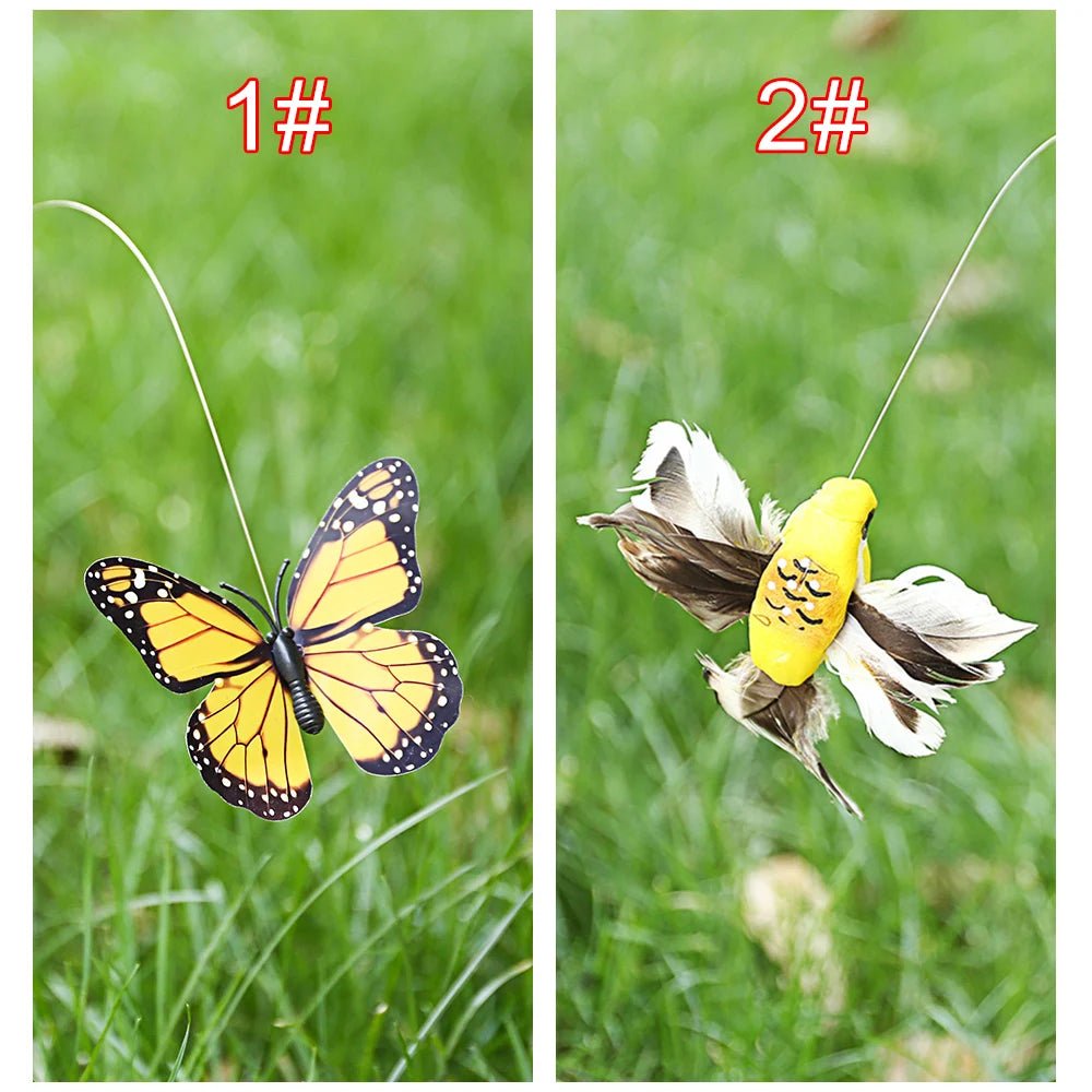 Solar Powered Dancing Fluttering Butterflies Flying Humming Bird Garden Yard Decoration Simulated Butterfly Humming Bird Toys - Skies The Limit Store LLC